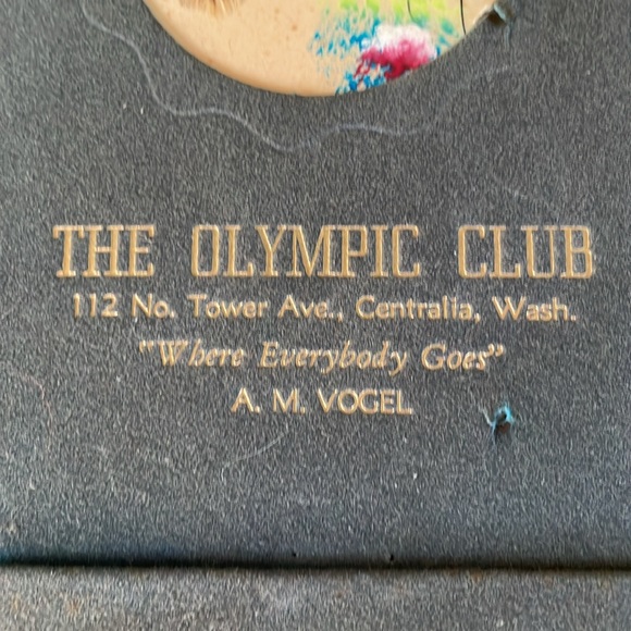 Olympic Club wall calendars, 1960, 1961. Centralia, Washington, feathered birds - Picture 6 of 10